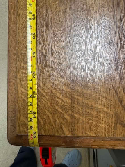 Photo of free Dark Oak Kitchen Table (Rustington) #2