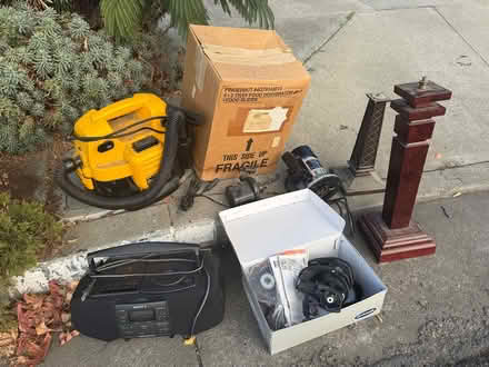 Photo of free router, lamp bases, rotozip (North San Jose near Milpitas) #1