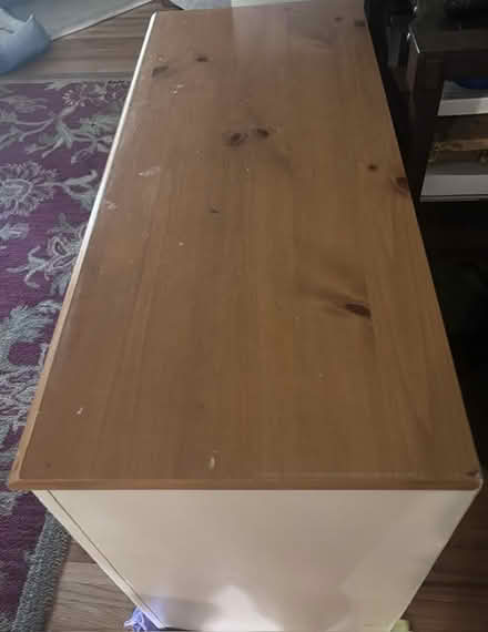 Photo of free Wooden Desk with 4 Drawers (Eastern Lake View Terrace) #2