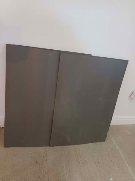 Photo of free A small amount of grey laminate flooring and underlay (Walnut Tree MK7) #2