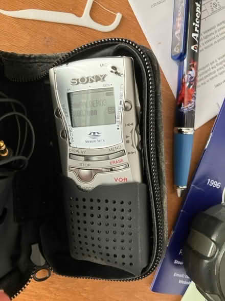 Photo of free Sony dictation unit - ‘.wav’ files unsupported (Wivenhoe CO7) #1