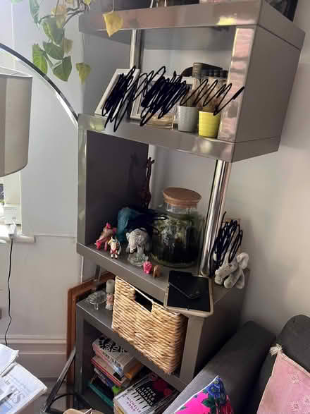 Photo of free Grey bookshelf (East Acton W3) #1