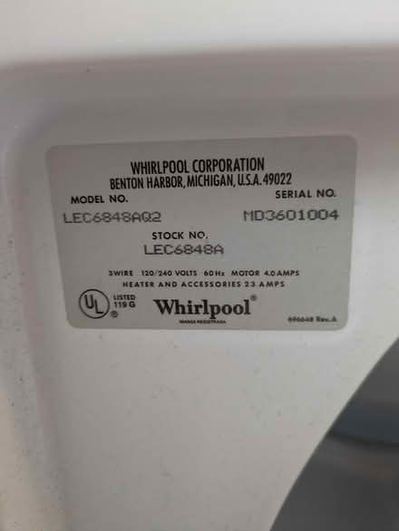 Photo of free Whirlpool washer and dryer (Placerville near DMV) #4