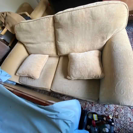 Photo of free 2 seater couch & 1 chair (Glasnevin) #1