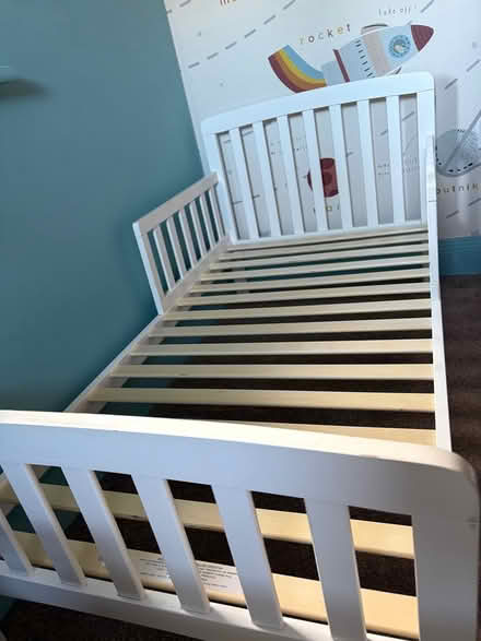 Photo of free White toddler bed (Bedford Rd SG5) #1