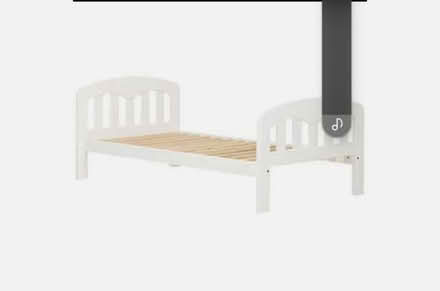 Photo of free John Lewis Rachel White Wooden Cot Bed – Very Good Condition (The Camp AL1) #2