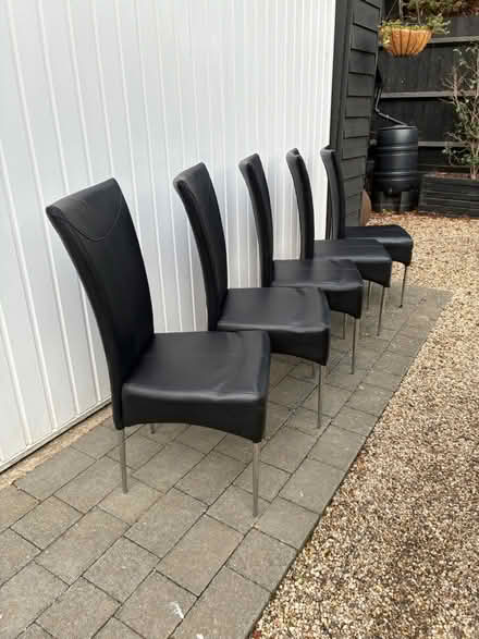 Photo of free Five dinning/kitchen chairs (Maldon) #1