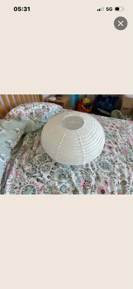 Photo of free Large White Lampshade ( similar to those you see in Dunelm ) (Wallington PO16) #1