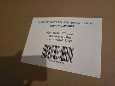 Photo of free Brushed brass shower screen (Southport PR8) #4