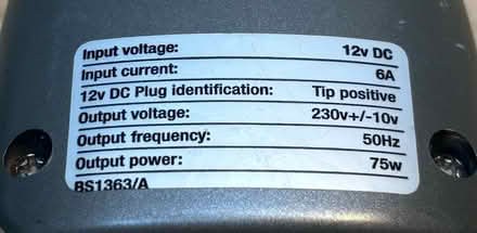 Photo of free Power adaptor for car (Heaton Norris SK4) #3