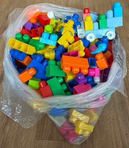 Photo of free Large Bin Liner Bag of Mega Bloks (Orpington / Petts Wood BR6) #1