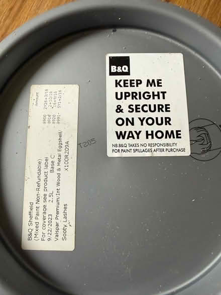 Photo of free Grey interior wood & metal paint (Crookes S10) #2