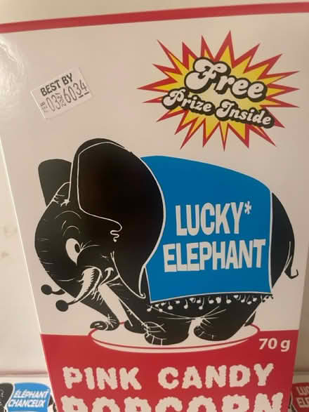 Photo of free 3 boxes lucky elephant popcorn (Bayview/highway 7) #2