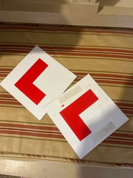 Photo of free Learner plates (Stroud GL5) #1