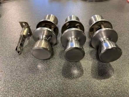 Photo of free Three passage knob sets plus one latch (Brookhouse LA2) #1