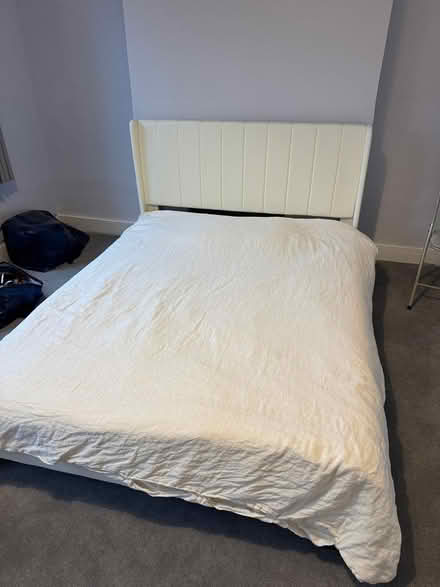 Photo of free VERY NEW king bedframe & headboard (Crouch Hill) #1