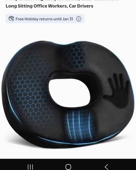 Photo of Donut cushion (Lincolnshire) #1