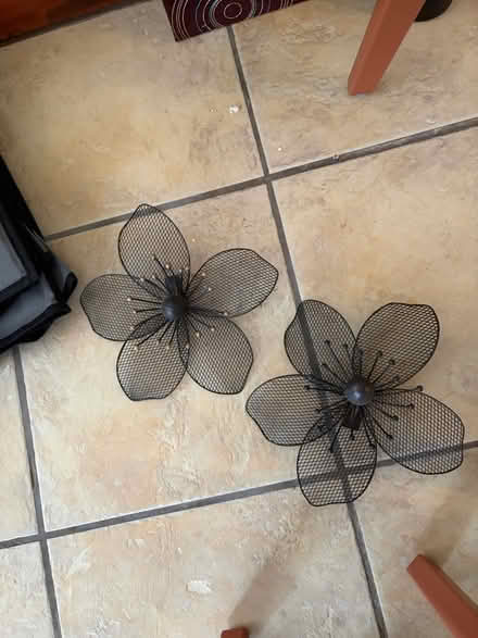 Photo of free Black metal decorative flowrrs (Dingle - L8) #1
