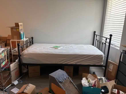 Photo of free Metal Bed Frame (87102) #1