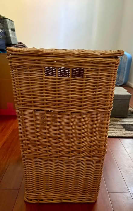 Photo of free Wicker Laundry Hamper (Abingdon) #2