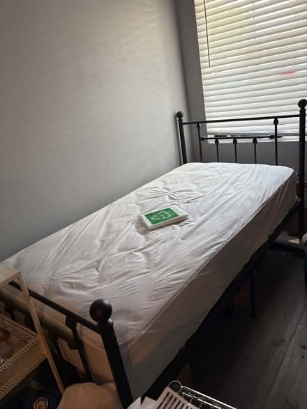 Photo of free Metal Bed Frame (87102) #2