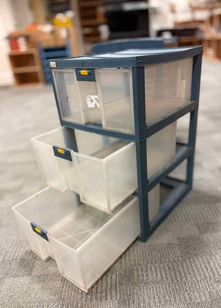 Photo of free Three drawer plastic units (Salford Quays M5) #1