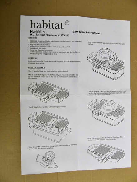 Photo of free Habitat Mandolin to slice vegetables (Croham CR2) #3