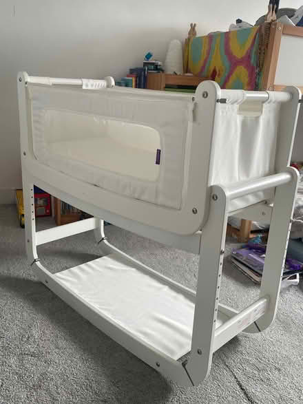 Photo of free SnuzPod2 Bedside crib in White (Salisbury SP1) #1