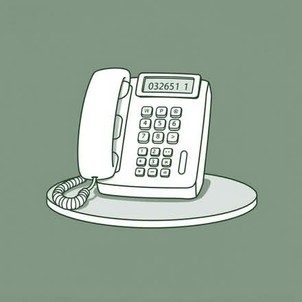 Photo of Office phone and adding machine (Warton LA5) #1