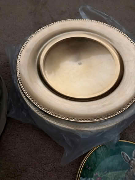 Photo of free gold and silver chargers (Wellesley Hills) #2