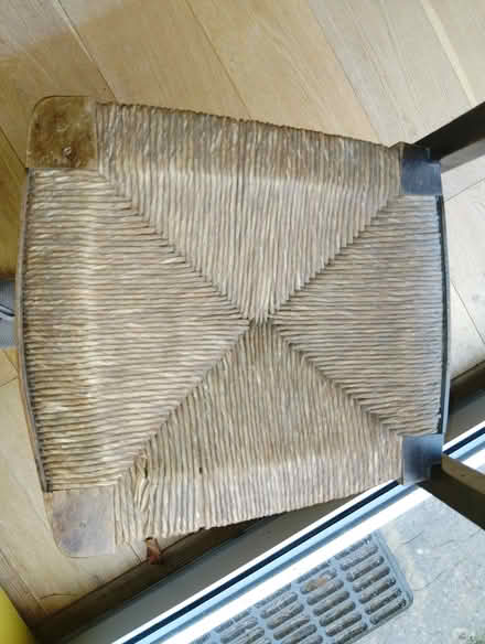 Photo of free Two traditional wooden chairs with woven seats (Dacorum HP5) #2