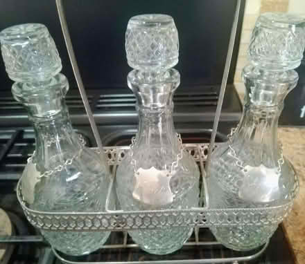 Photo of free Set of 3 glass decanters (Eamont Bridge CA10) #1