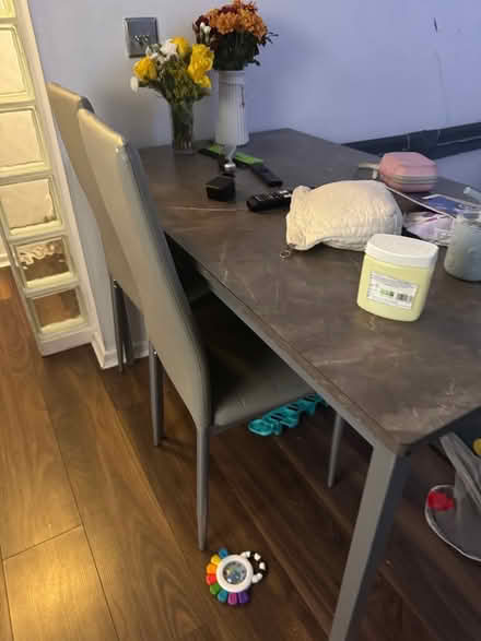 Photo of free Grey Dining Table and Chairs (Perry Barr B42) #2