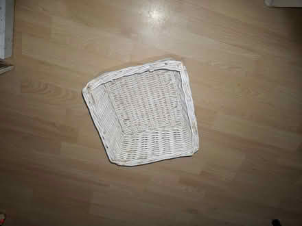 Photo of free White wicker basket (Feltham TW14) #1
