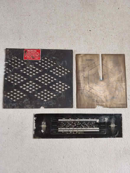 Photo of free Vintage radio back etc (West Peckham ME18) #1