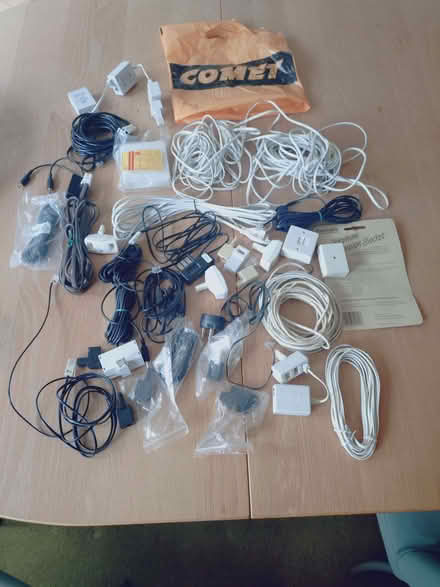 Photo of free BT telephone cables and adapters (Dorridge B93) #1