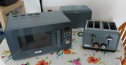 Photo of free Toaster, microwave and bread bin (Belfast BT11) #1