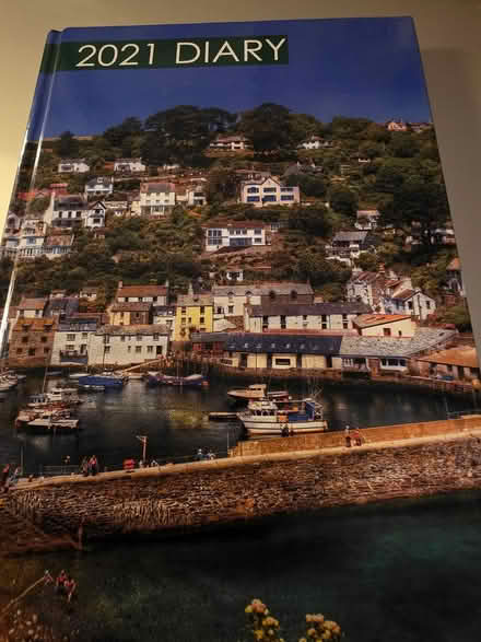 Photo of free untouched 2021 hardback diary (WR14 Malvern Link) #1