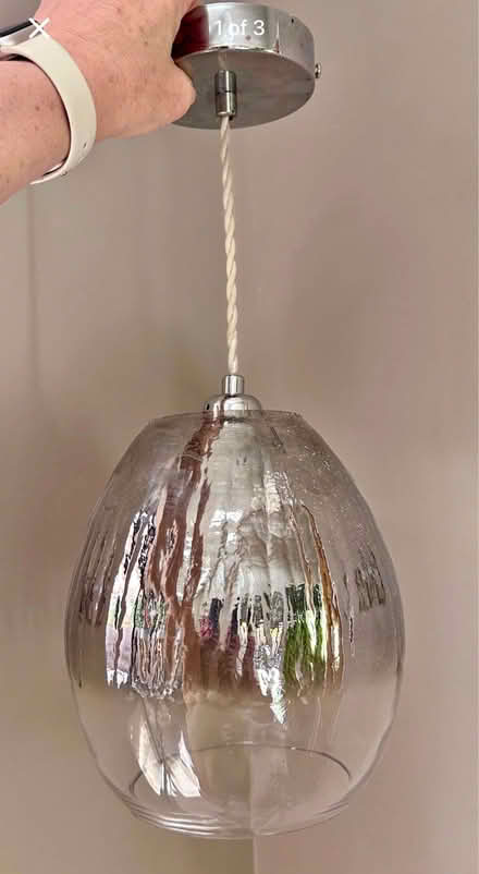 Photo of Pendant Lights or fittings x 3 (Henwick RG14) #1