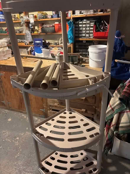 Photo of free plastic shelving units (Very close to YMCA - Woburn) #2