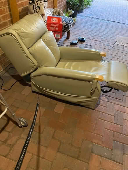 Photo of free Electric rise and tilt padded chair (Loughborough LE11) #3