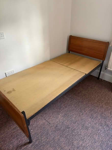 Photo of free Single metal frame bed (Rathfarnham) #2