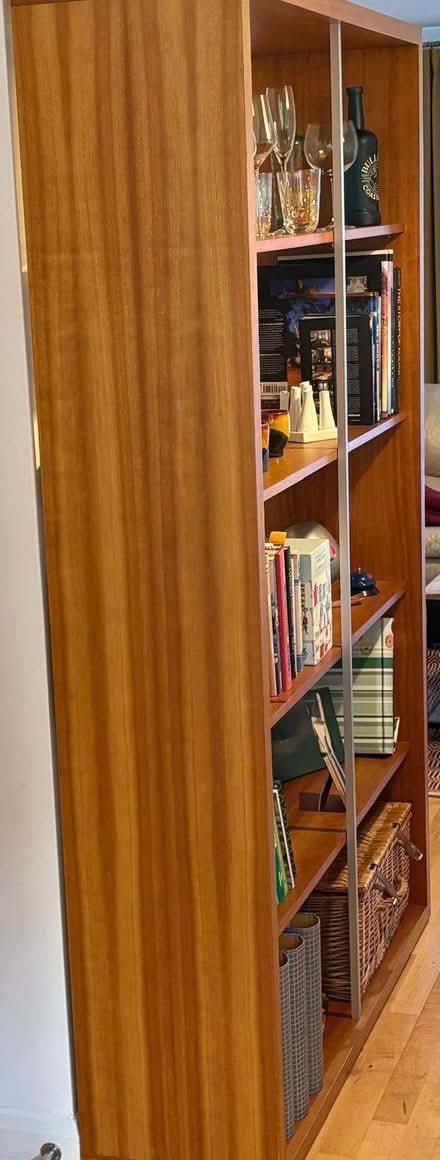 Photo of free Large cherry wood bookcase (Putney SW15) #1