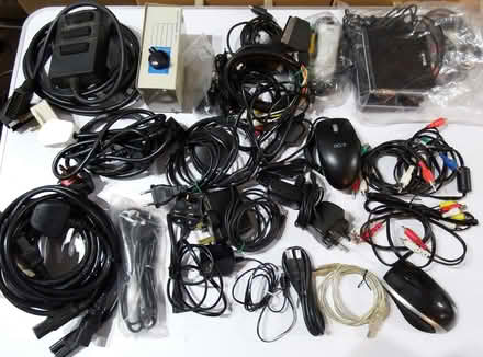 Photo of free Job Lot Of Computer, Audio, TV & Mains Cables etc. (Vale LA1) #1