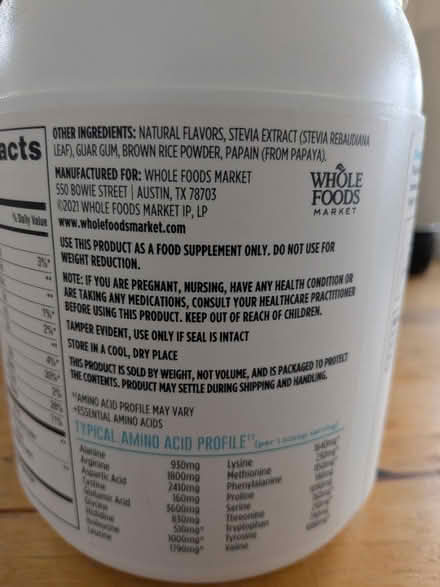 Photo of free Vanilla Protein Powder (Oakland) #2