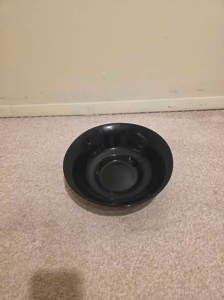 Photo of free Black ceramic bowl (Wallingford) #1