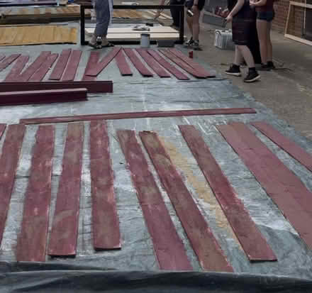 Photo of free 70 pieces of painted featherboard (Ascot, Berkshire) #2