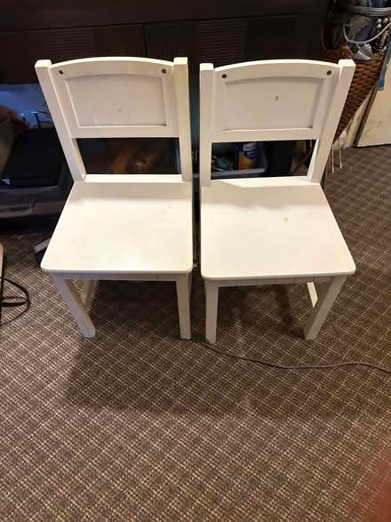 Photo of free 2 wooden children chairs (Fresh Meadows) #1
