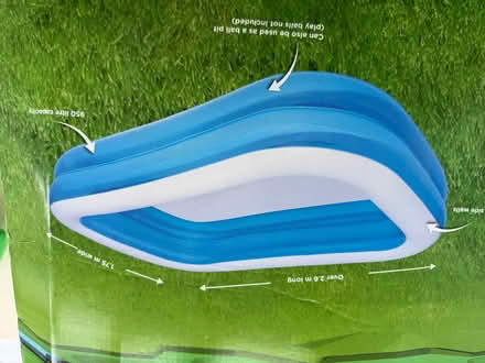 Photo of free 2m x 1.5m blow up paddling pool (Southgate N14) #1