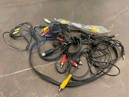 Photo of free Old-style audio/video phono cables (Chalk Farm NW1) #1